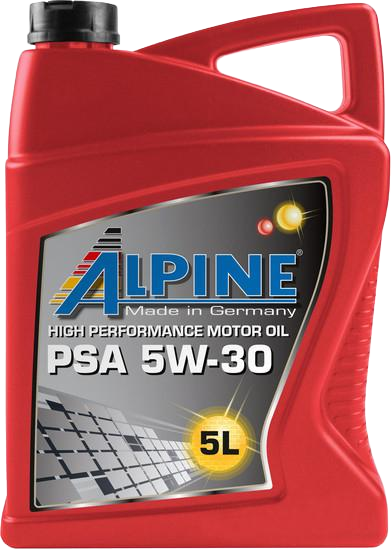 Моторное масло Alpine PSA 5W-30, 5л